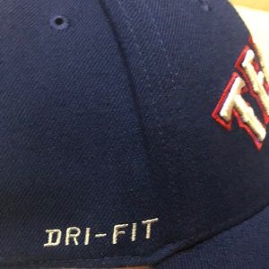 Blue Texas Rangers baseball cap